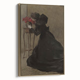 Dark Academia Gothic Wall Art | Vintage Print of Shadowy Figure