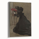 Dark Academia Gothic Wall Art | Vintage Print of Shadowy Figure