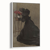 Dark Academia Gothic Wall Art | Vintage Print of Shadowy Figure