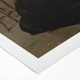 Dark Academia Gothic Wall Art | Vintage Print of Shadowy Figure