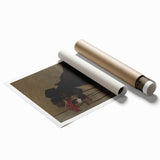 Dark Academia Gothic Wall Art | Vintage Print of Shadowy Figure