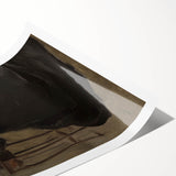 Dark Academia Gothic Wall Art | Vintage Print of Shadowy Figure