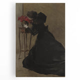 Dark Academia Gothic Wall Art | Vintage Print of Shadowy Figure