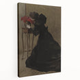 Dark Academia Gothic Wall Art | Vintage Print of Shadowy Figure