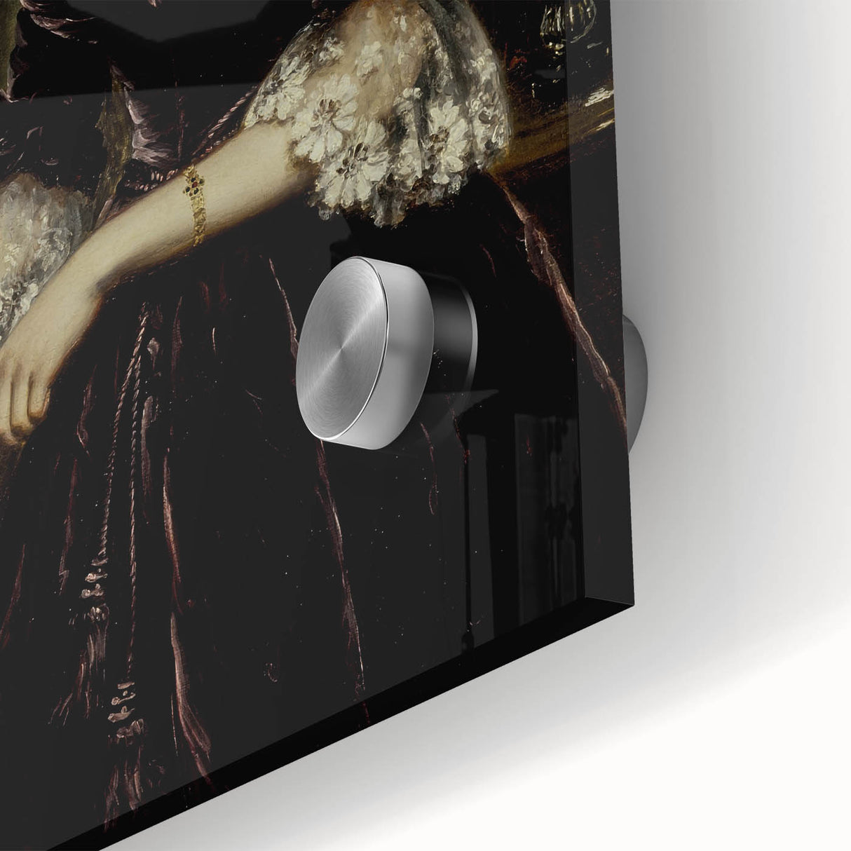 Woman with Book in Dark Dress – Dark Academia Wall Art, Gothic Portraits