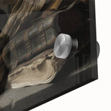 Dark Academia Wall Art – Still Life with Books, Helmet, and Jug