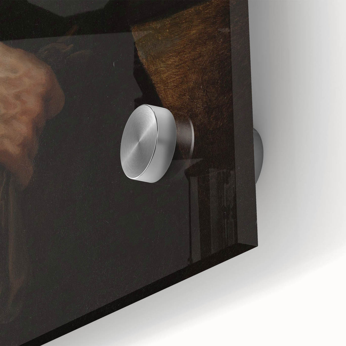 Dark Academia Portrait Detail Wall Art | Vintage Gothic Hands and Scroll