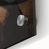 Dark Academia Portrait Detail Wall Art | Vintage Gothic Hands and Scroll