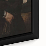 Dark Academia Portrait Detail Wall Art | Vintage Gothic Hands and Scroll
