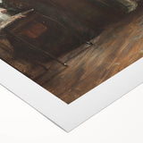 Dark Academia Wall Art - Vintage Gothic Scene of Woman in Quiet Reflection