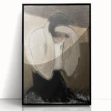 Dark Academia Wall Art - Shadowy Art Piece for Moody Aesthetic Decor