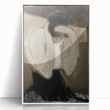 Dark Academia Wall Art - Shadowy Art Piece for Moody Aesthetic Decor