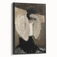 Dark Academia Wall Art - Shadowy Art Piece for Moody Aesthetic Decor