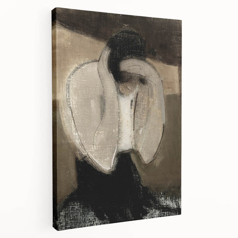 Dark Academia Wall Art - Shadowy Art Piece for Moody Aesthetic Decor