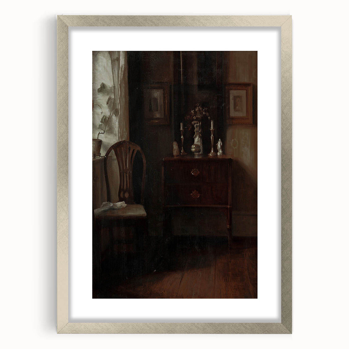 Moody Aesthetic Decor - Dark Academia Shadowy Art for Home or Study