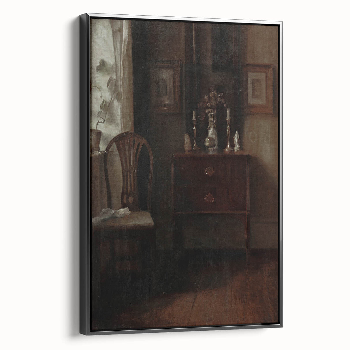 Moody Aesthetic Decor - Dark Academia Shadowy Art for Home or Study