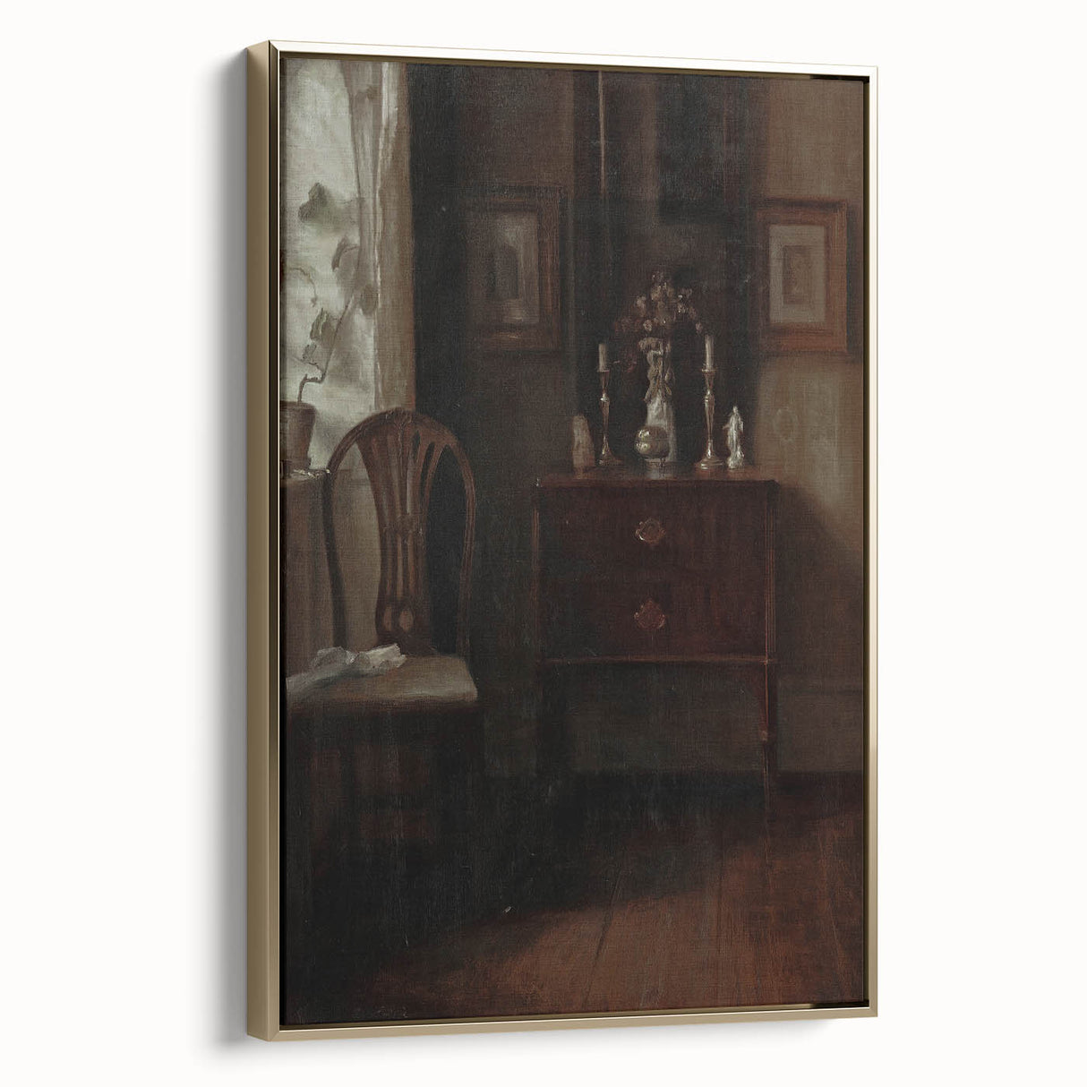 Moody Aesthetic Decor - Dark Academia Shadowy Art for Home or Study