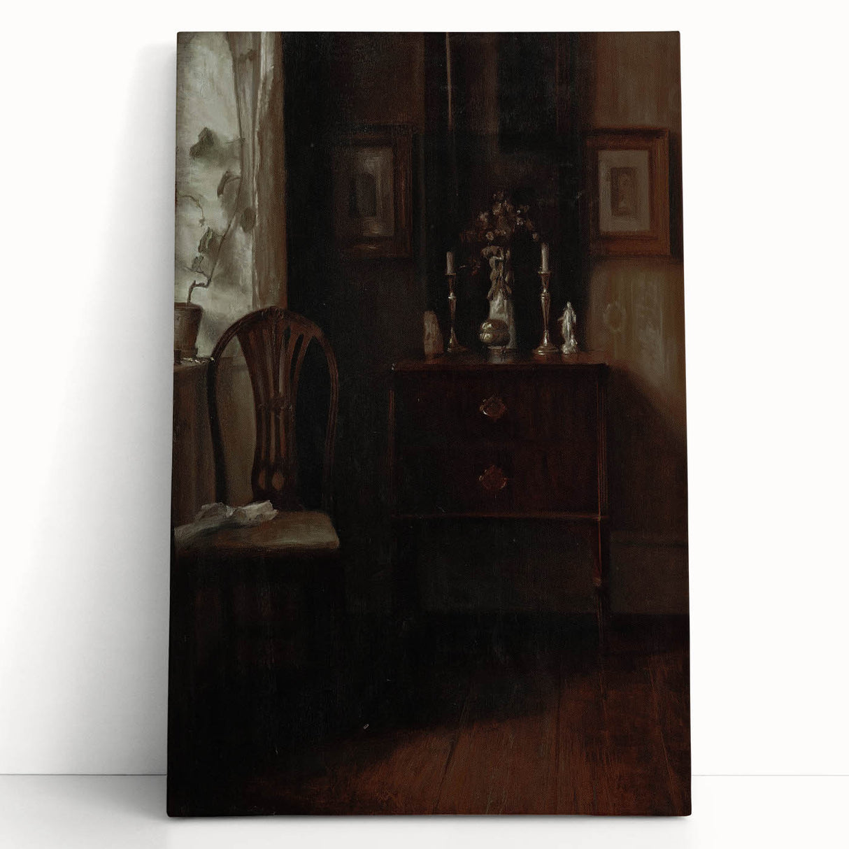 Moody Aesthetic Decor - Dark Academia Shadowy Art for Home or Study