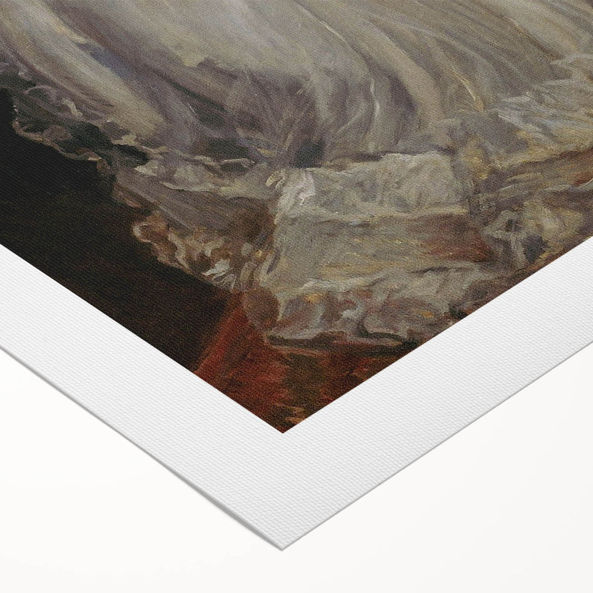Dark Academia Wall Art - Elegant Vintage Portrait of Woman Reading