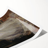 Dark Academia Wall Art - Elegant Vintage Portrait of Woman Reading