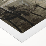 Dark Academia Wall Art - Atmospheric Writing Scene for Moody Decor