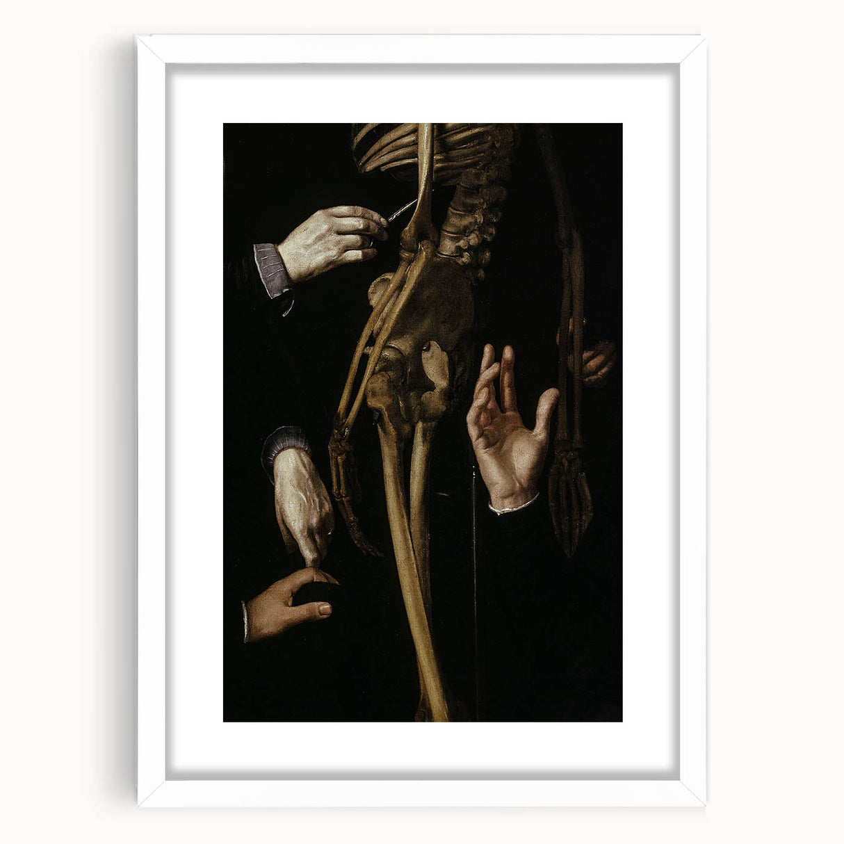 Dark Academia Wall Art - Gothic Anatomical Study for Moody Decor