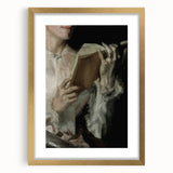 Dark Academia Wall Art - Classic Literature Reading Scene for Decor