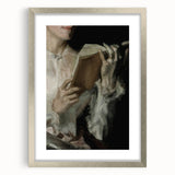 Dark Academia Wall Art - Classic Literature Reading Scene for Decor