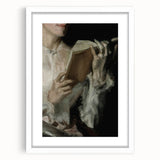 Dark Academia Wall Art - Classic Literature Reading Scene for Decor