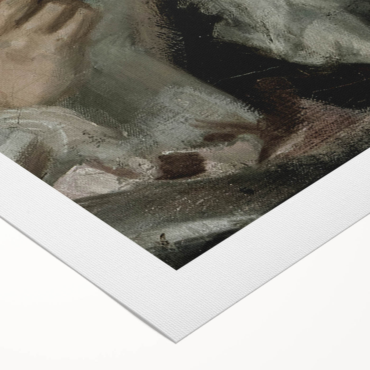 Dark Academia Wall Art - Classic Literature Reading Scene for Decor