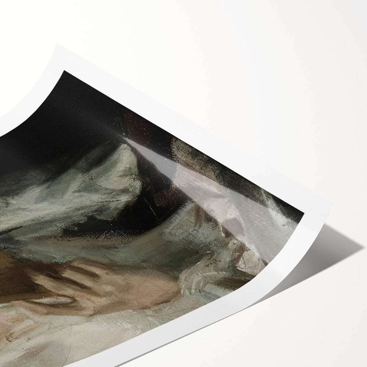 Dark Academia Wall Art - Classic Literature Reading Scene for Decor
