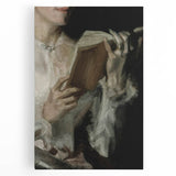 Dark Academia Wall Art - Classic Literature Reading Scene for Decor
