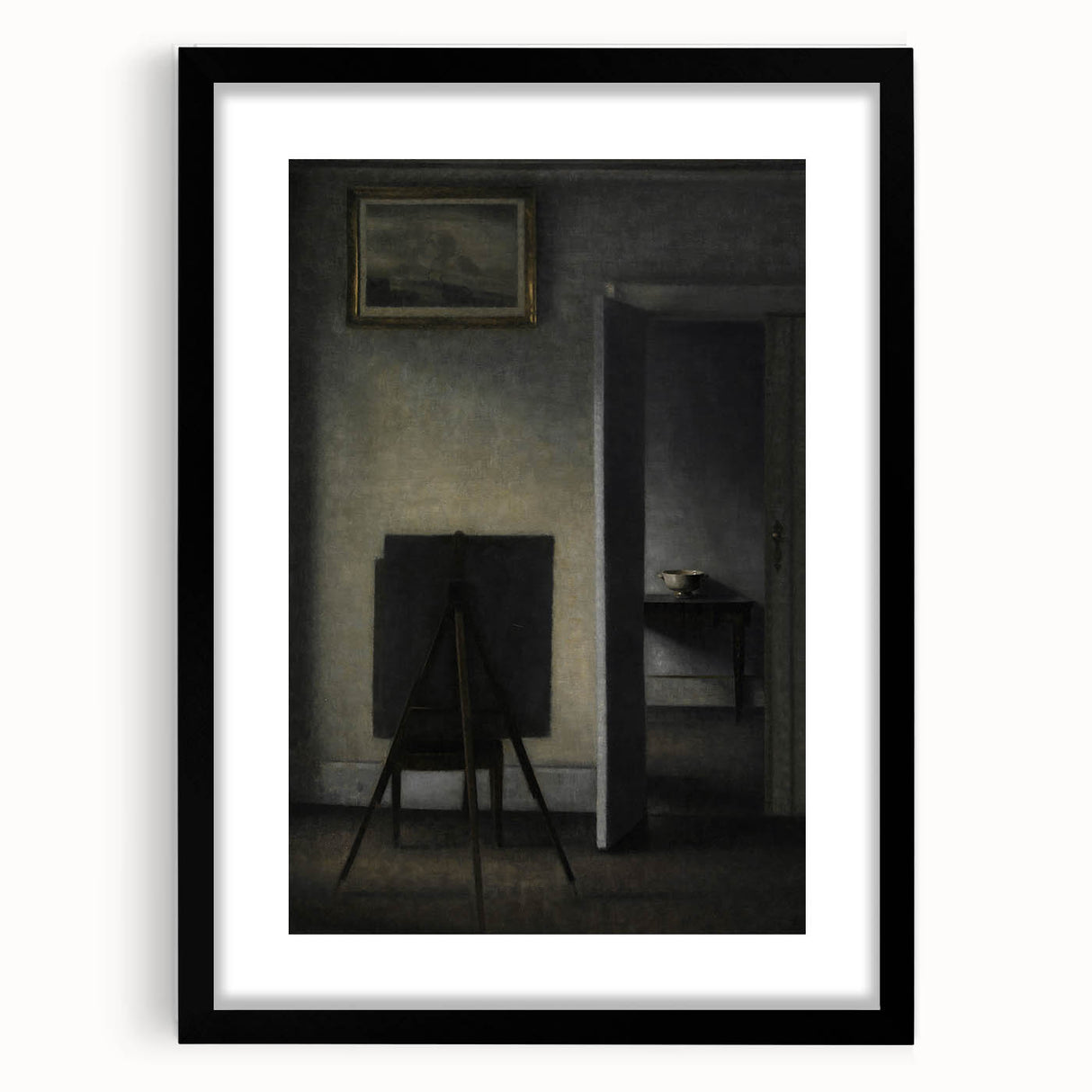 Dark Academia Wall Art - Minimalist Moody Interior for Academic Decor