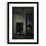 Dark Academia Wall Art - Minimalist Moody Interior for Academic Decor