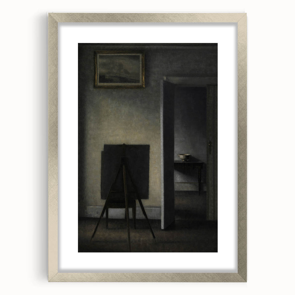 Dark Academia Wall Art - Minimalist Moody Interior for Academic Decor