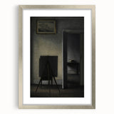 Dark Academia Wall Art - Minimalist Moody Interior for Academic Decor