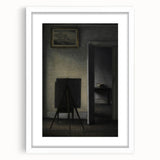 Dark Academia Wall Art - Minimalist Moody Interior for Academic Decor