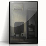 Dark Academia Wall Art - Minimalist Moody Interior for Academic Decor