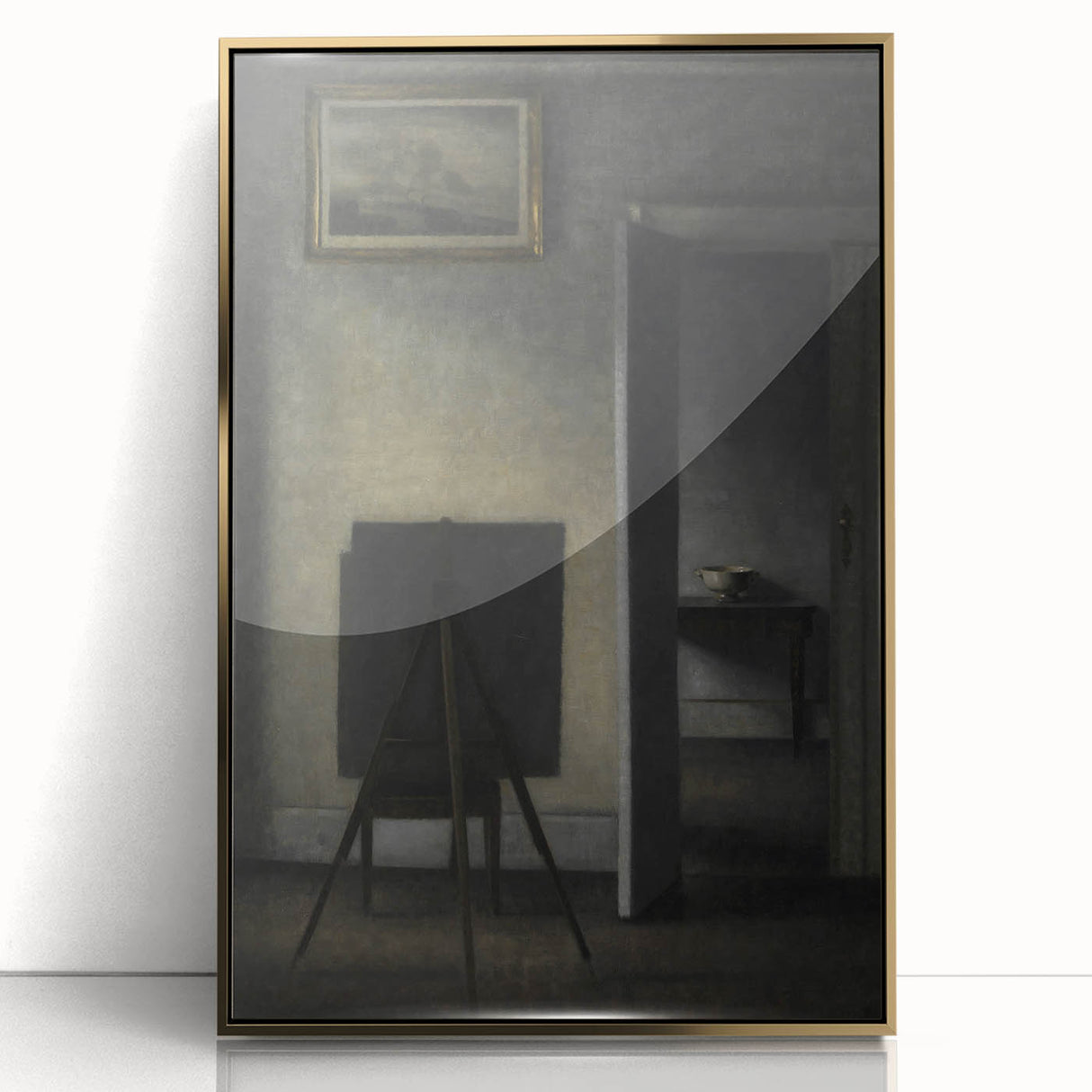 Dark Academia Wall Art - Minimalist Moody Interior for Academic Decor