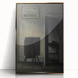 Dark Academia Wall Art - Minimalist Moody Interior for Academic Decor