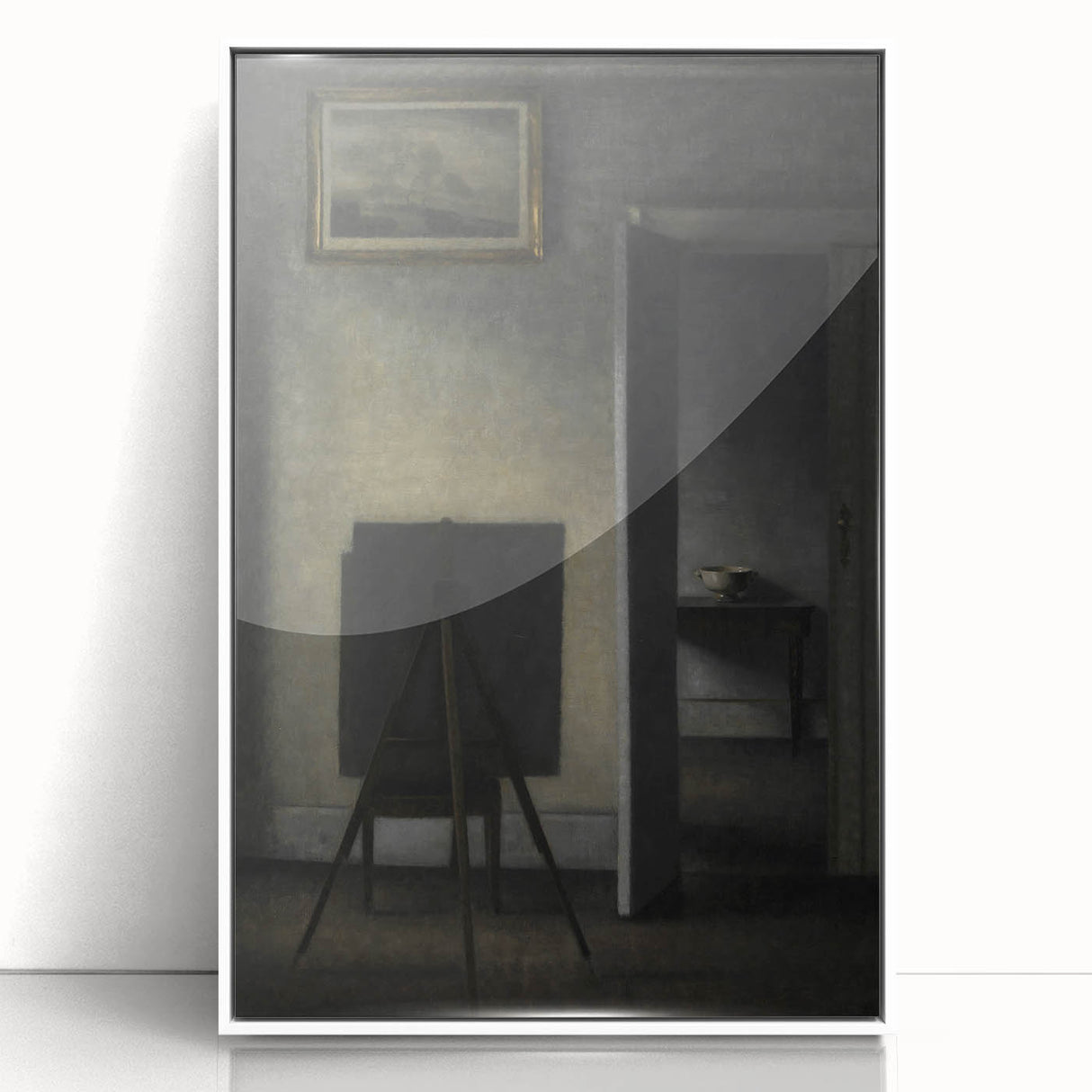 Dark Academia Wall Art - Minimalist Moody Interior for Academic Decor