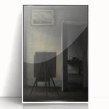 Dark Academia Wall Art - Minimalist Moody Interior for Academic Decor