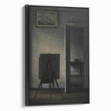 Dark Academia Wall Art - Minimalist Moody Interior for Academic Decor