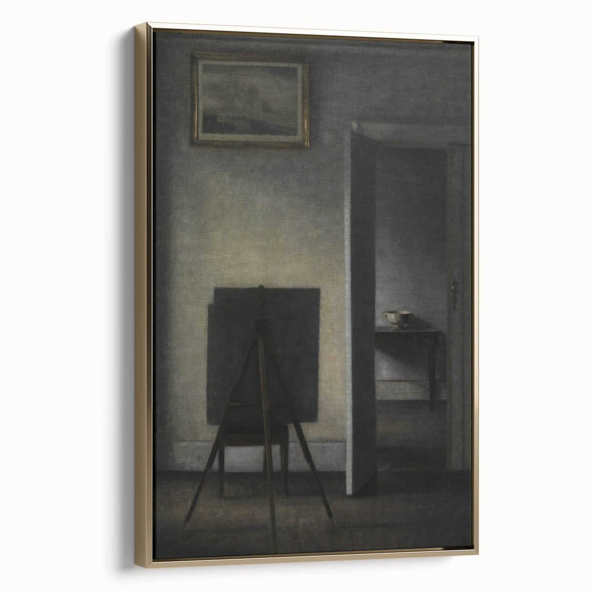 Dark Academia Wall Art - Minimalist Moody Interior for Academic Decor