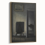 Dark Academia Wall Art - Minimalist Moody Interior for Academic Decor