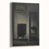 Dark Academia Wall Art - Minimalist Moody Interior for Academic Decor
