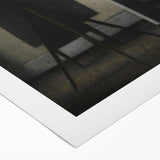 Dark Academia Wall Art - Minimalist Moody Interior for Academic Decor