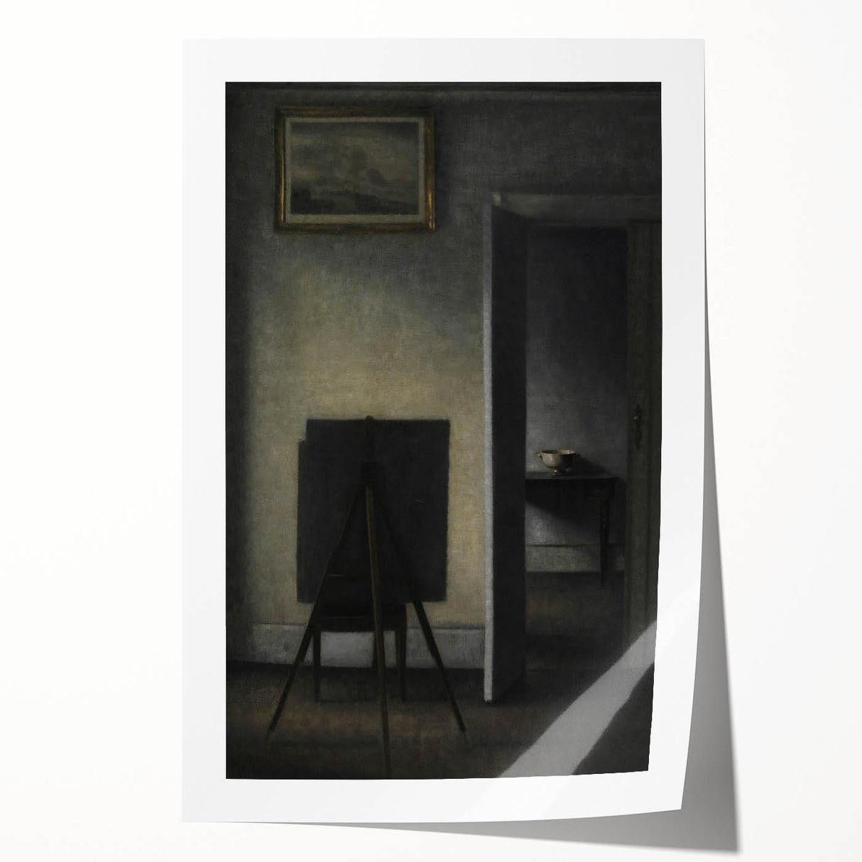 Dark Academia Wall Art - Minimalist Moody Interior for Academic Decor