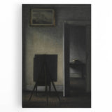Dark Academia Wall Art - Minimalist Moody Interior for Academic Decor
