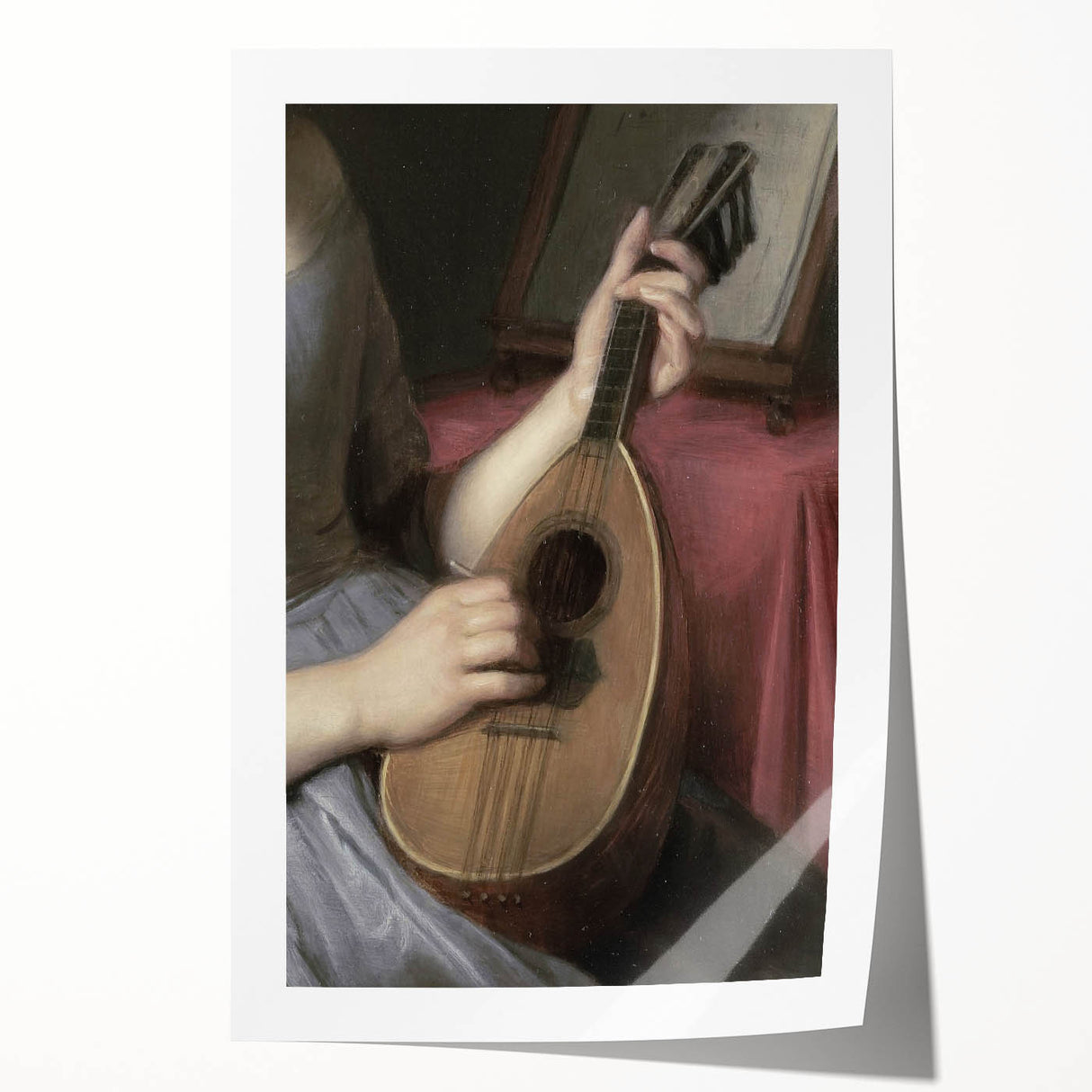 Dark Academia Wall Art | Vintage Gothic Print with Musical Elegance